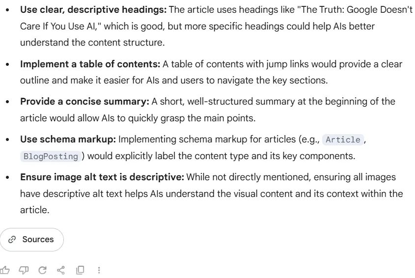 Gemini 2.5 Flash, content visibility check